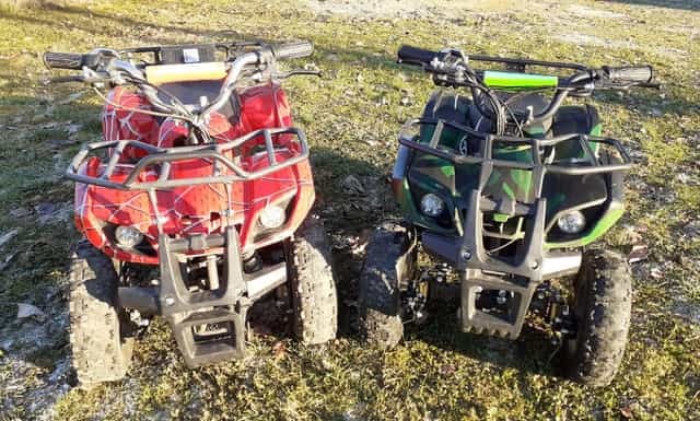 2 x elektrická čtyřkolka ATV