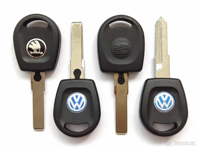 Klíč Škoda Volkswagen Audi Seat HU66 ID48 Klíč = 150kč. Klí