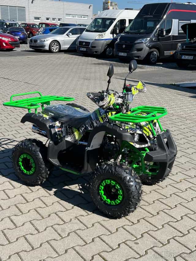 Dětská čtyřkolka Toronto125cc 1G7 Deluxe -zelené grafity