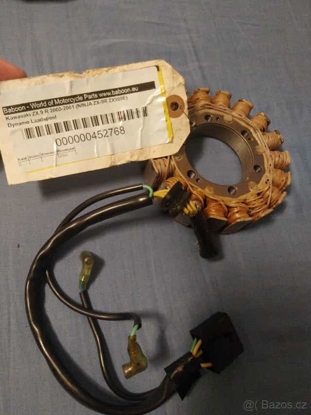 Kawasaki Ninja Stator Alternátoru,  cívka na zapalování