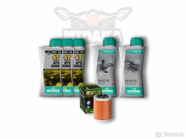 Olejová sada CFMOTO X1000/X850 – Motorex + Hiflofiltro