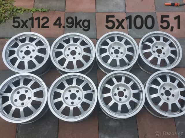 kované R15 5kg 5x112 a 5x100 5kg od dvou kusů