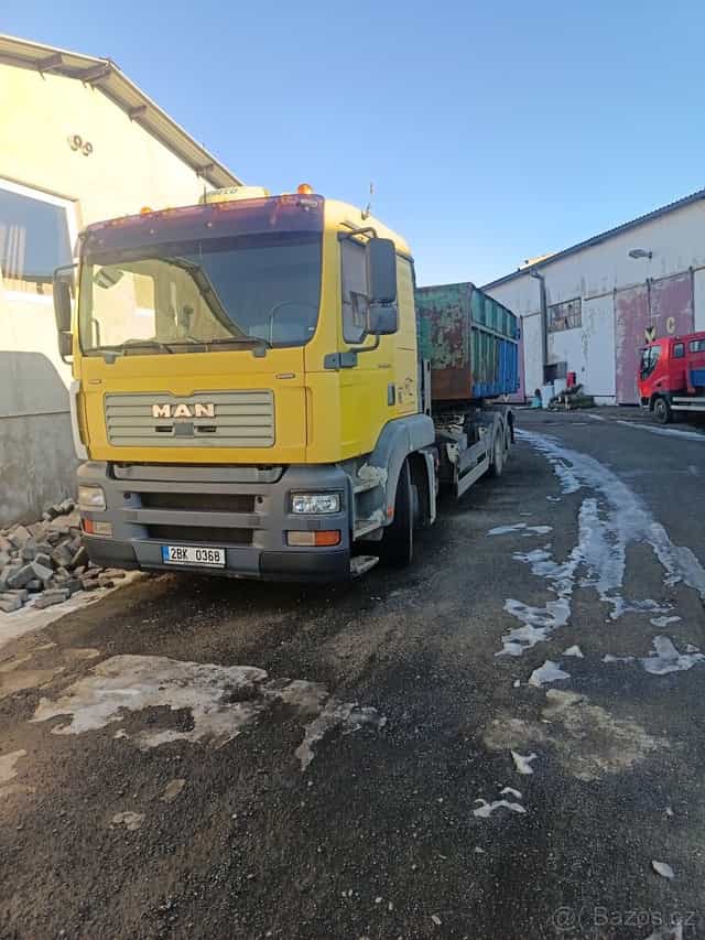MAN TGA 410 2003 6x2 – Hákový nosič kontejnerů – Možn