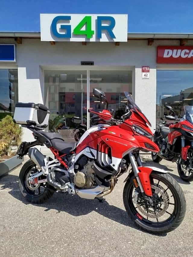 Ducati Multistrada V4 S, Radar, 1. MAJ, ČR, ZÁRUKA, TOP CENA