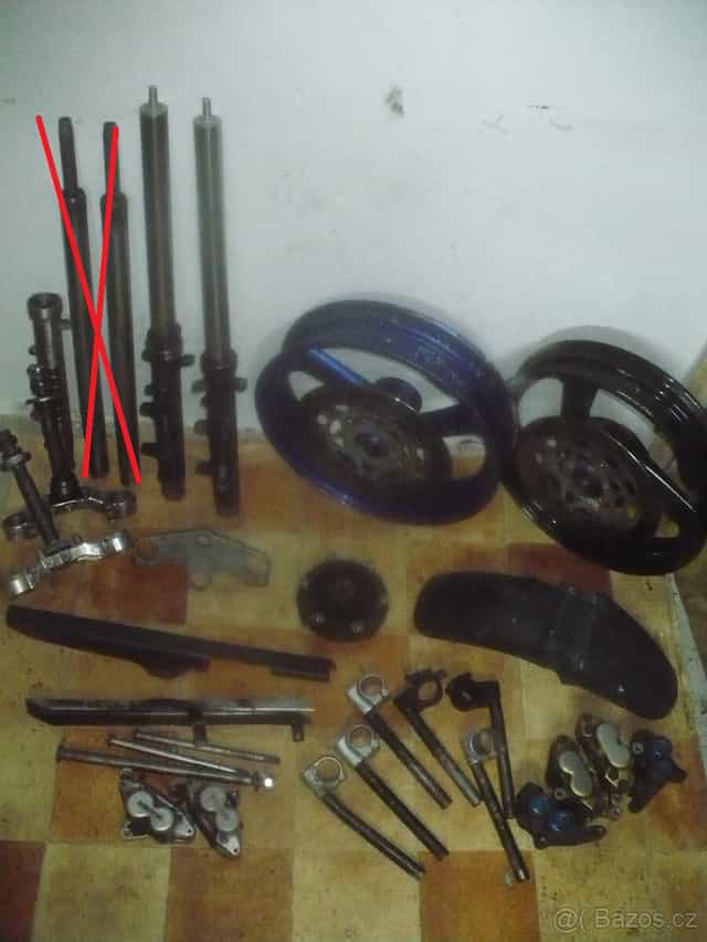 Yamaha FZR 1000/600 r. 90-94 náhradní díly