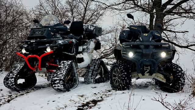 Sněhové pásy na čtyřkolku / UTV