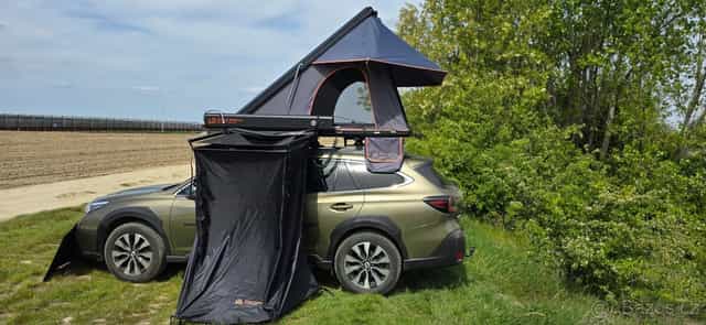 Sprchový stan ke karavanu, na vozidlo