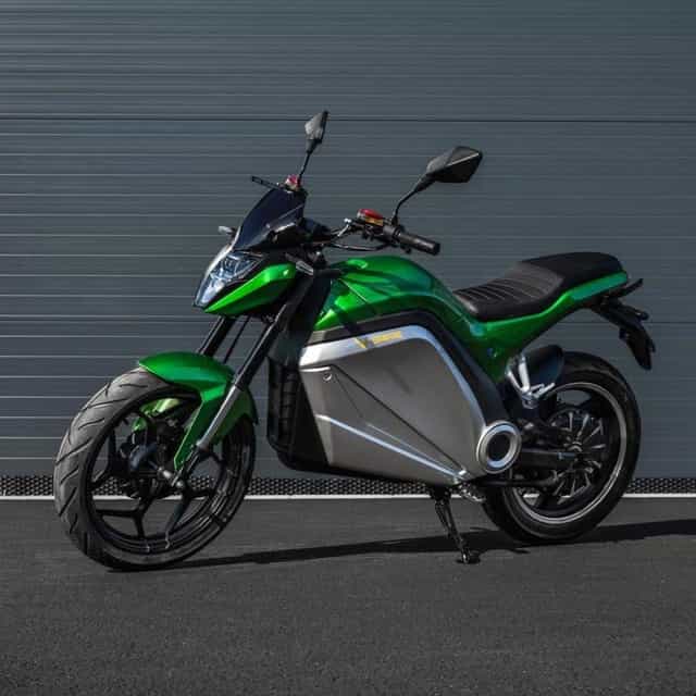 Elektrická motorka Leramotors Lancaster 3000W, zelená