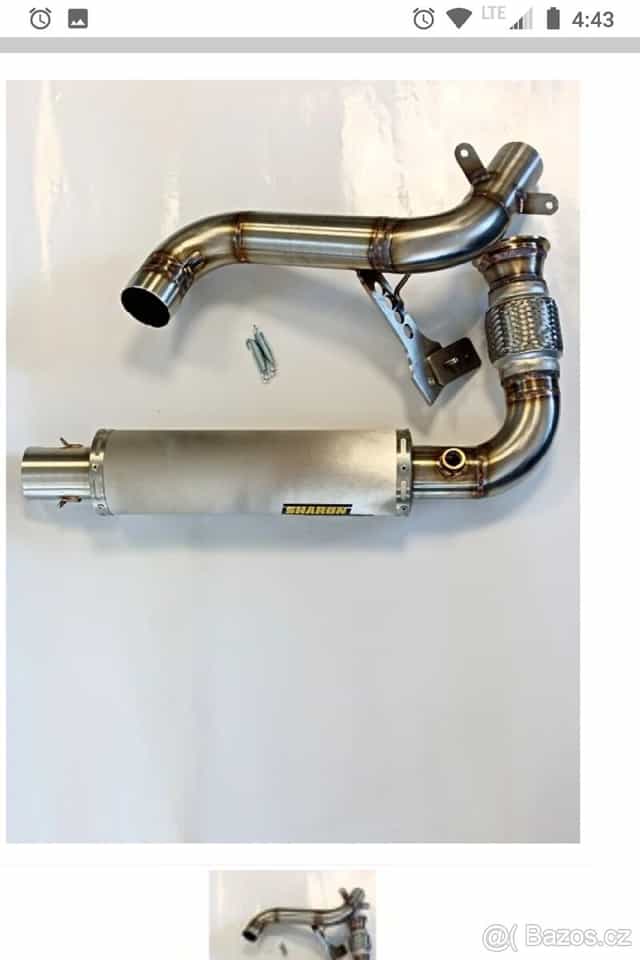 Can am maverick X3 Výfuk