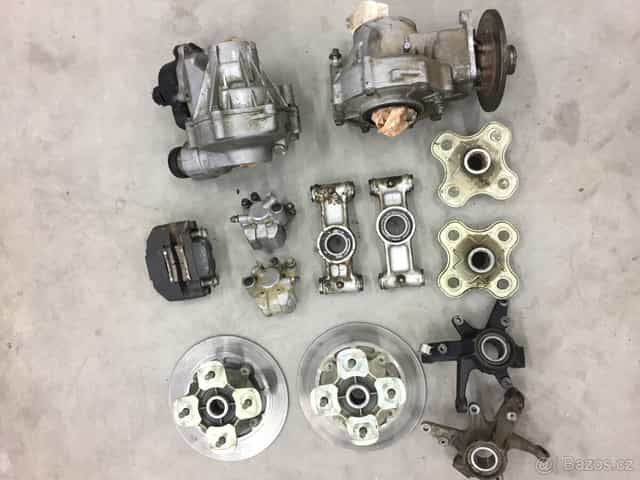 Yamaha Grizzly 660, diferenciál, rozvodovka