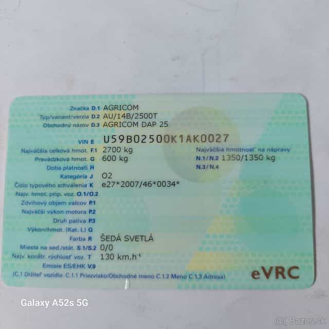 Predám prepravník na autá Agricom