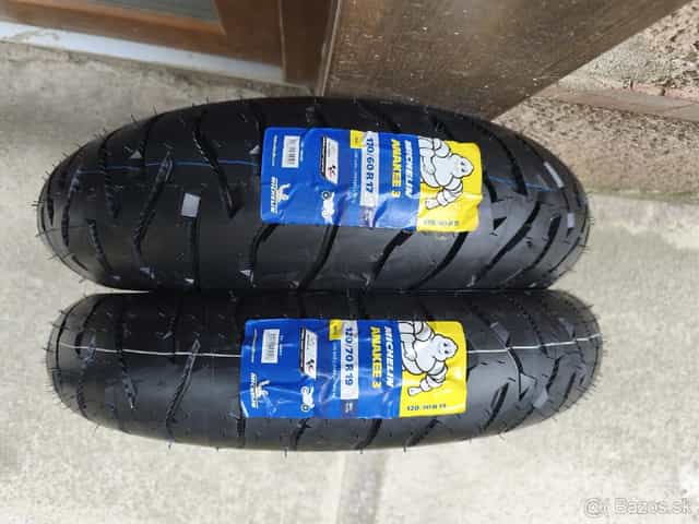 120/70 R19,170/60 R17 Michelin sada pneu