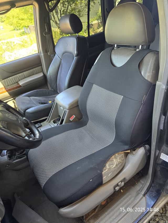 Kožené elektrické sedačky Nissan Patrol Y61 wagon