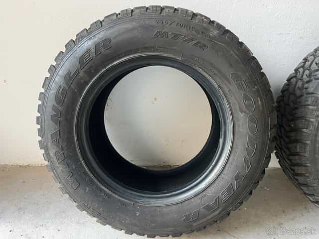 Pneumatiky 4x Goodyear 235/70/16 MT/R (sneh/blato)