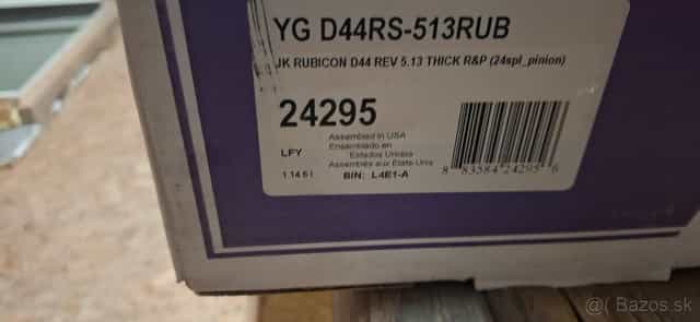 Predám prevody 5,13 Jeep Wrangler JK Rubicon