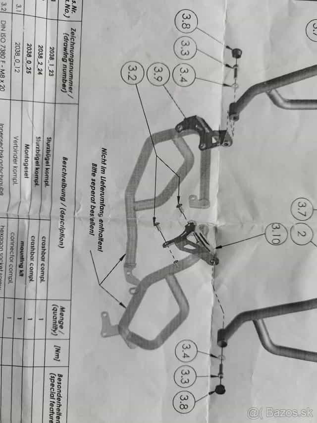 ochrany rám honda crf 1100