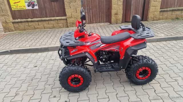 Dětská čtyřtaktní čtyřkolka ATV RockRider 125ccm cervena