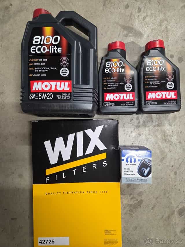 Dodge Ram 1500 (od r.v. 2018) Olej+filtre