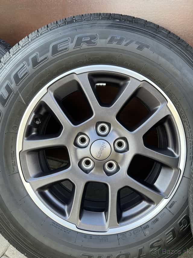 Disky + pneumatiky komplet – Jeep Wrangler / Gladiator / Fia