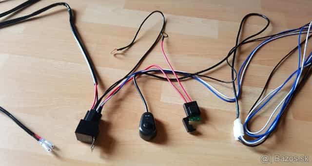 Kabeláž na led rampy - svetla