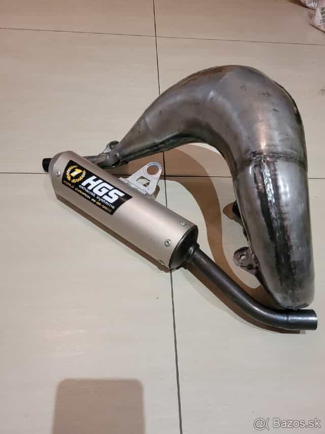 HGS koleno vyfuku a koncovka na KTM SX 85
