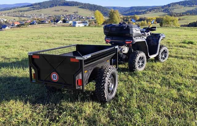 Vyklápací  ATV vozík za štvorkolku