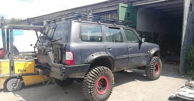 Pevnostny nárazník zadný Nissan patrol y61 wagon