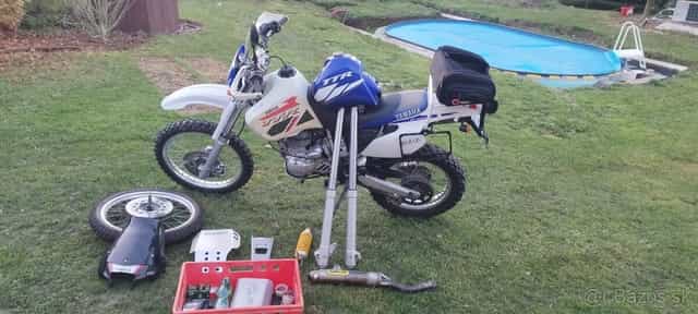 Yamaha TTRE , Yamaha TT , Yamaha TTR , podvozek TTR