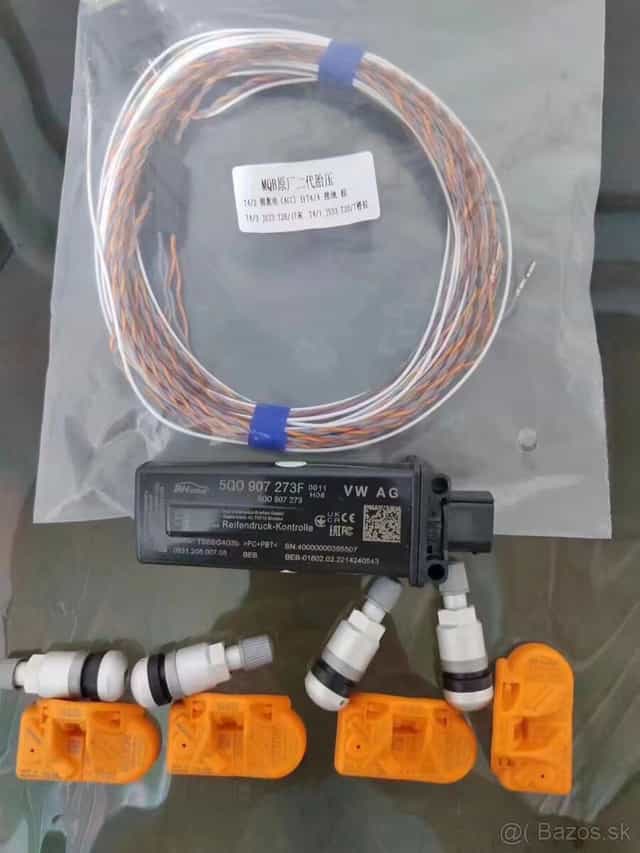 433 MHz snímač tlaku v pneumatikách TPMS 5Q0907275F 4M090727