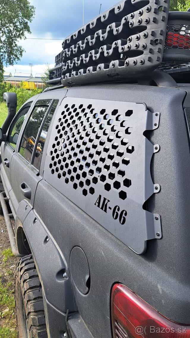 Offroad molle panely - kryty oken Jeep
