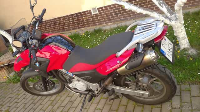 Bmw 650 gs červená