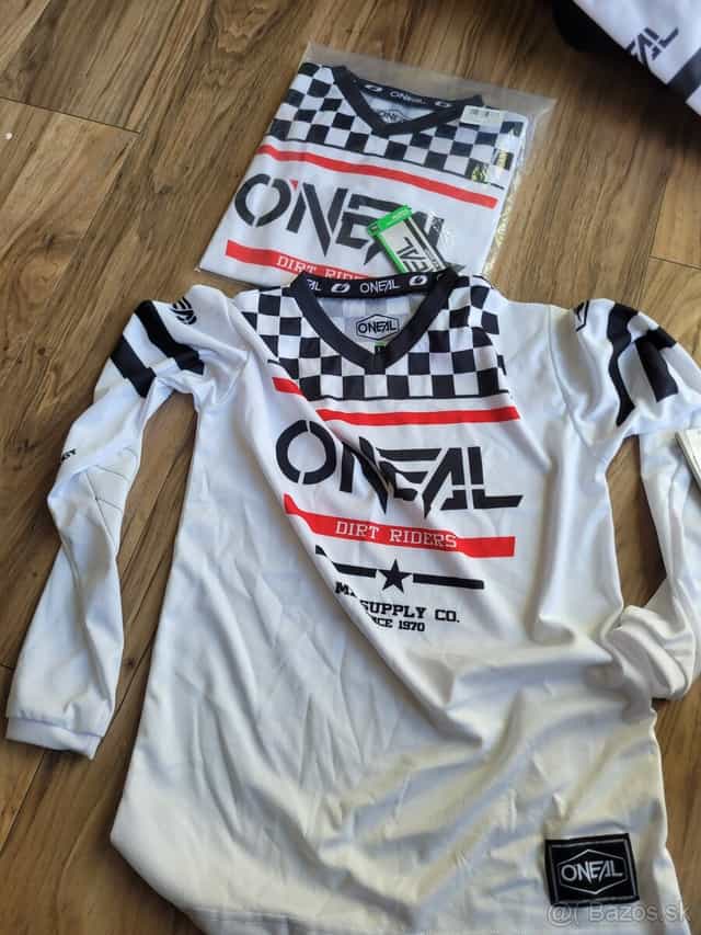 nove detské dresy ONEAL detská velkosť L a XL