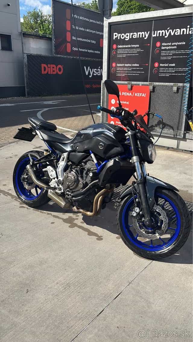 Yamaha MT-07 – 55 kW / TP 35 kW | 40 000 km | MIVV výfuk