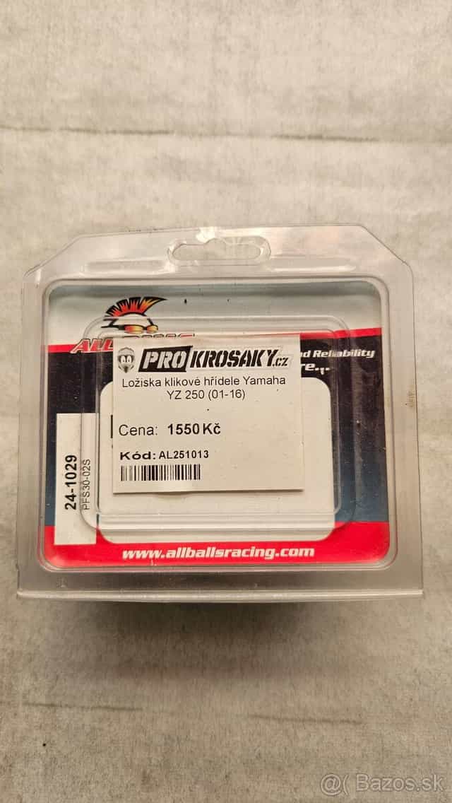 Yamaha yz250 loziska kluky allbals
