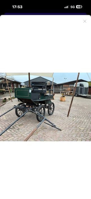 Vand o pereche de manji armasar Barok Pinto cu trasura hamuri remorca