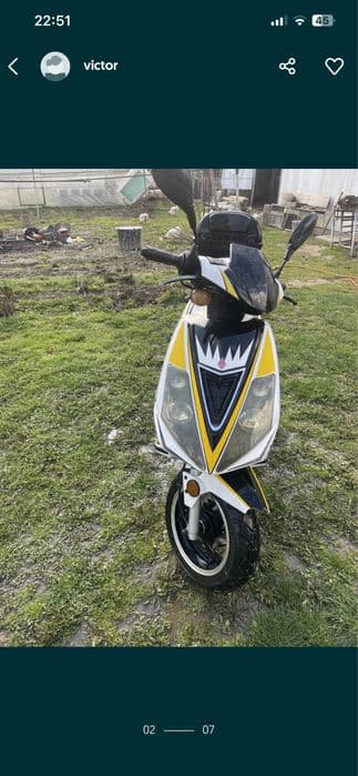 Vand scuter 49 cmc/fiscal