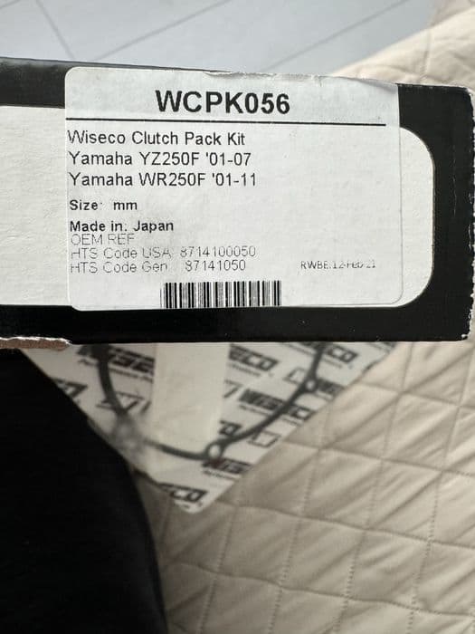 Kit complet ambreiaj marca Wiseco Yamaha WR 250 F/YZ 250 F