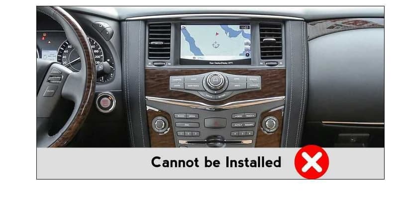 Navigatie Android 14 Nissan Patrol 2010-2020 1/8 Waze CarPlay CAMERA