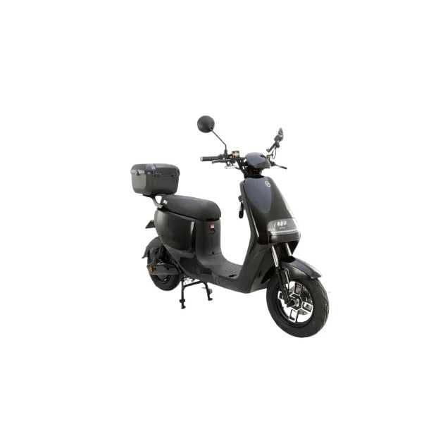 Scuter electric 900 W, autonomie 90 km, viteză maxima 25 km/h, negru