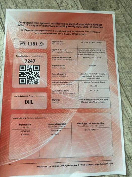 Tobă  kawasaki  zx  6, sport Ixil xtrem 50th anniversary