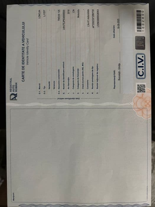 Vand sau schimb Scuter 125 cc3