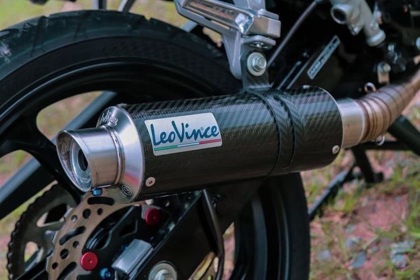 Evacuare moto Leovince GP corsa replica/ toba moto omologare stantata