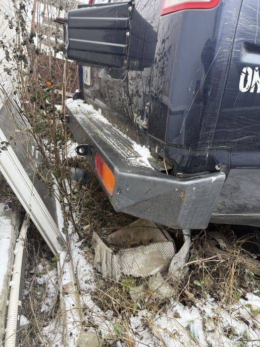 Vand pentru Land Rover Discovery 2 bara metalica fata + spate, scut