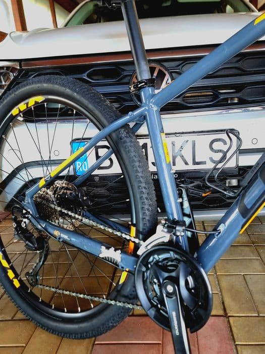 Bicicleta MTB hard tail Cross 29" Orange Gray Kenda