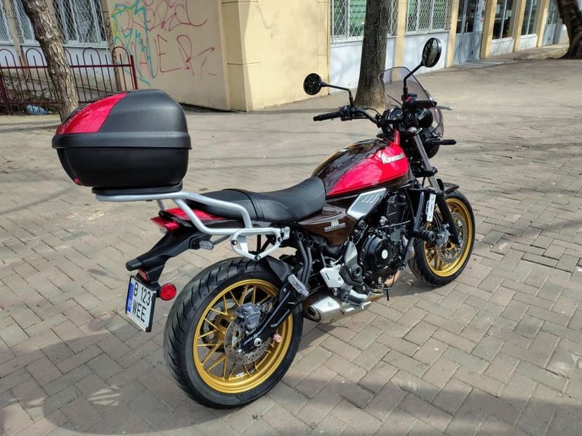 Kawasaki Z650 RS 50th anniversary + casca, geaca, topcase, side case..