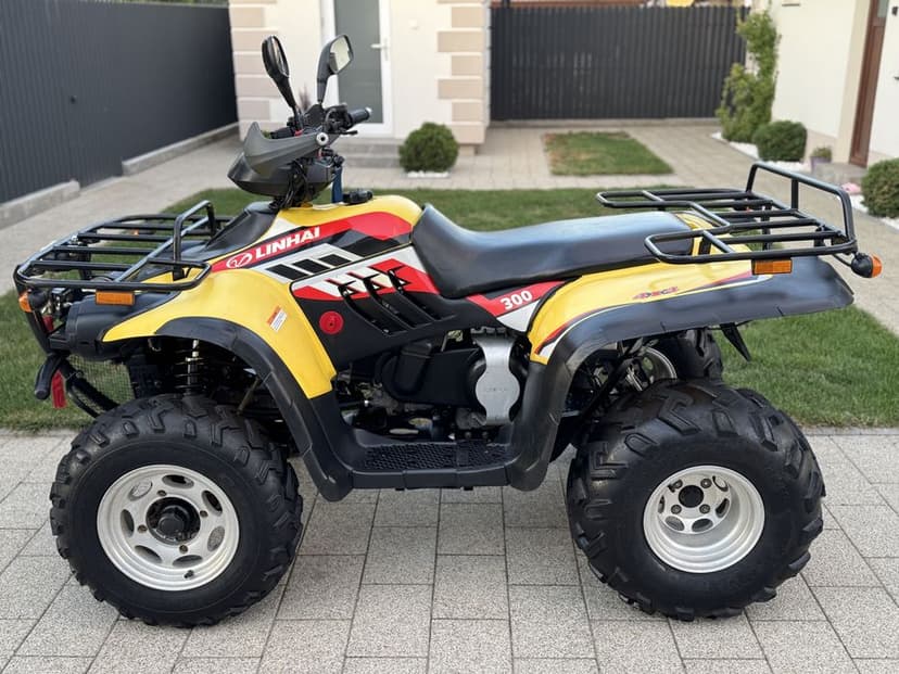 Atv Linhai 300 Worker 4x4 la Maneta + Troliu (nu tgb cf moto yamaha