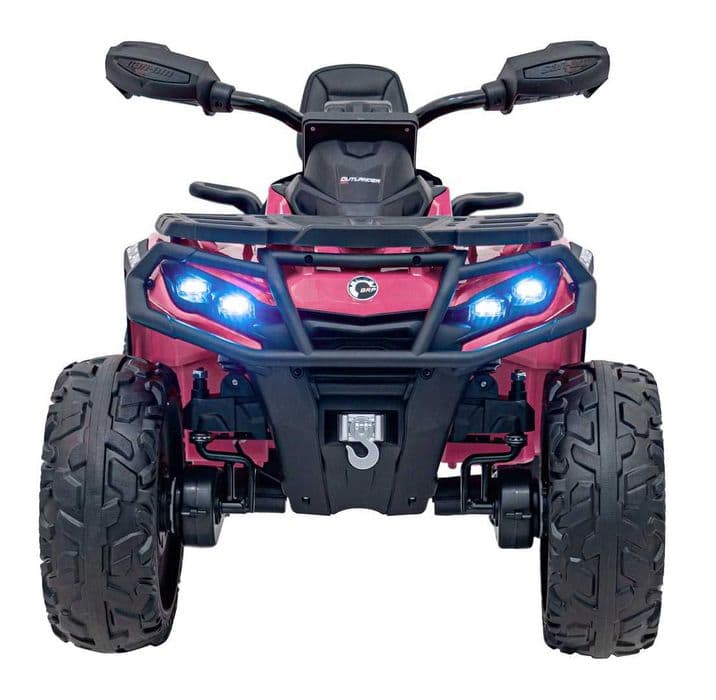 ATV electric pt copii Autokids Can-AM OUTLANDER 24V 4x4 800W (005) Roz