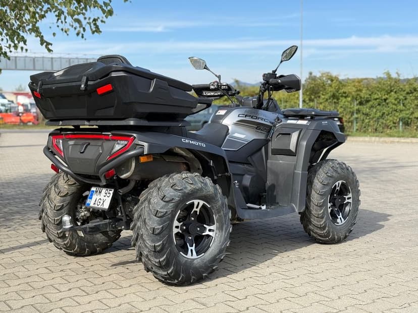 Atv CF MOTO 625 6900 euro tva ded inmatriculat numere negre 400 km