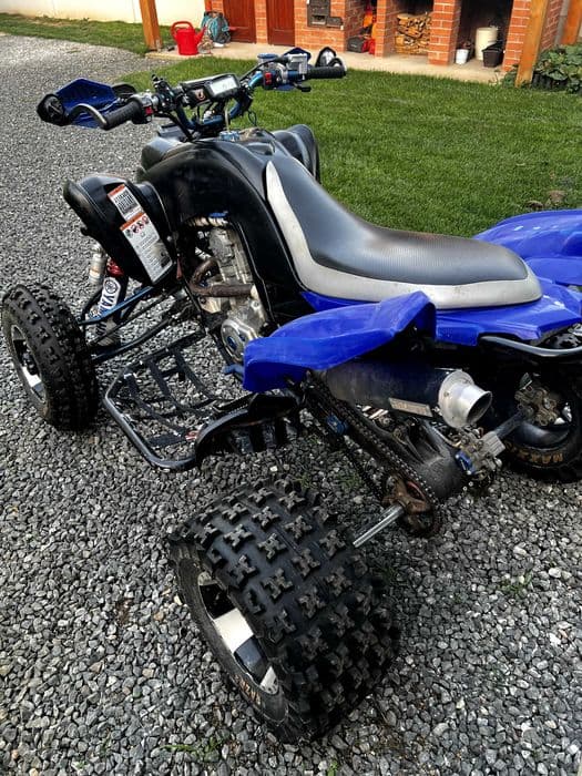 Yamaha Raptor 700 2010 • Evacuare dubla Monsterpipe • Multe accesorii