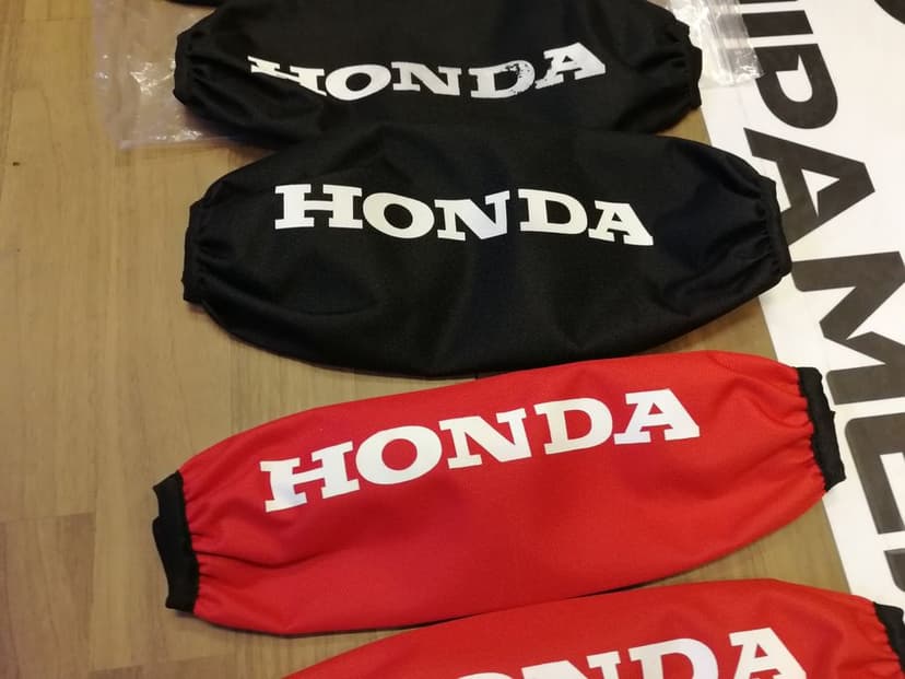 Set 4 protectii amortizor ATV Honda Trx Foreman Rincon huse telescop